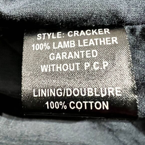 GERARD DAREL "Cracker" Moto Jacket Sz 38 / Small 100% Lamb Leather Buttery Soft - Picture 5 of 14